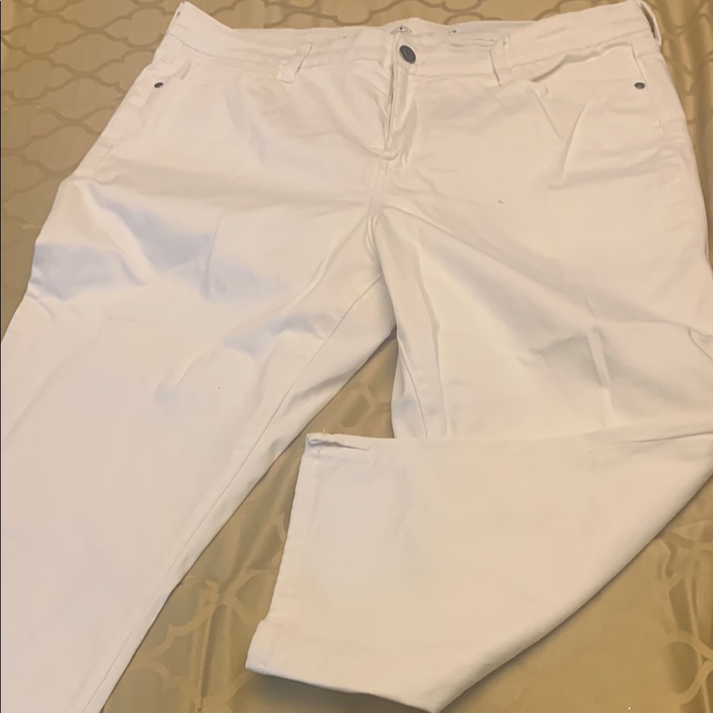 St. John's Bay Men's Crisp White Chinos
